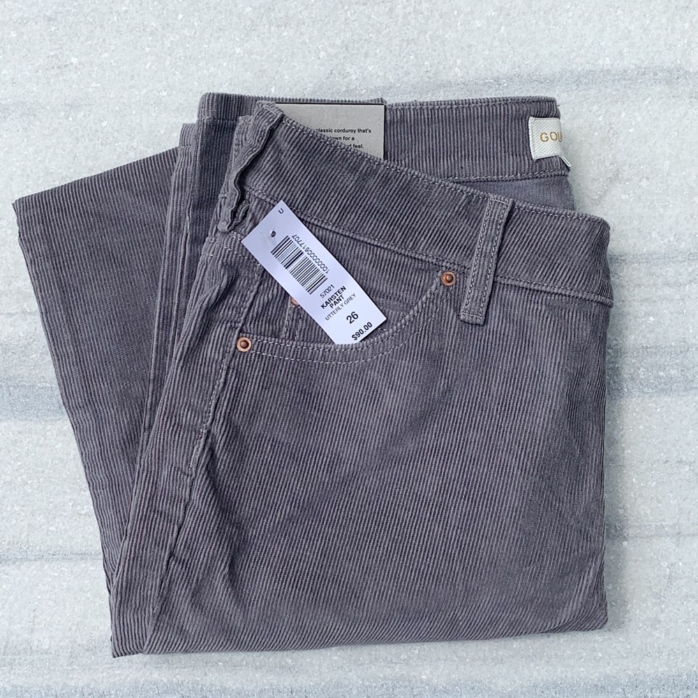 Aritzia NWT Gray Cords